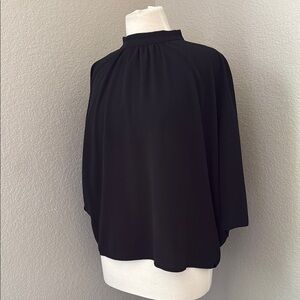 Elings Elegant Black Women's Top